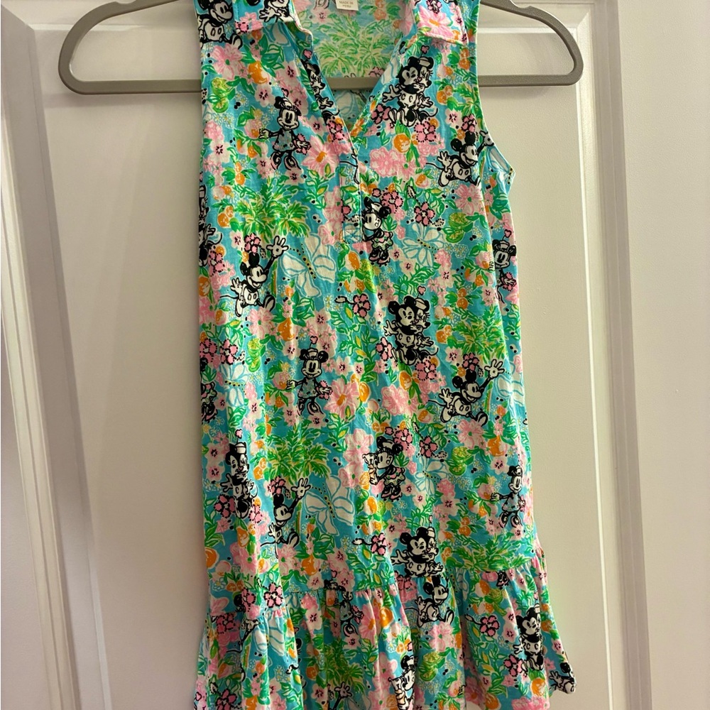 Lilly Pulitzer Girls medium (size 6-7 years) Disney Dress